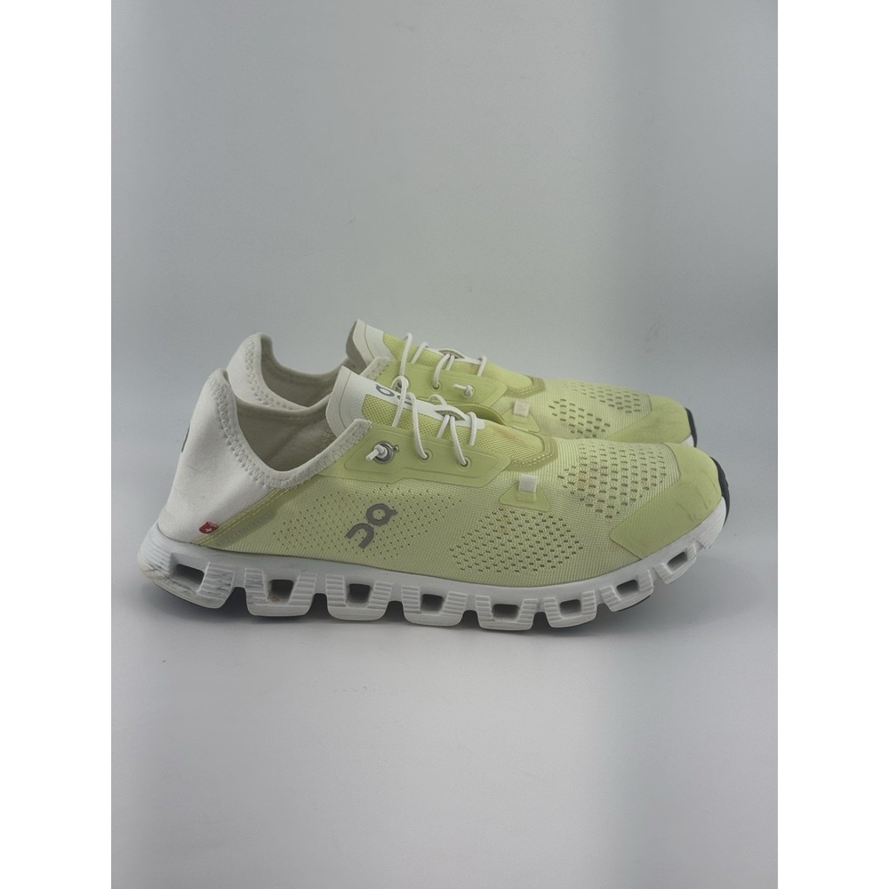 On Running Cloud 5 Coast Sneakers Shoes Hay/Ivory Comfort Women's Size 11